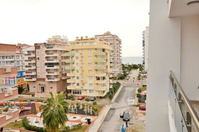 Striking Alanya Property For Sale In Mahmutlar - Views of the local area from the balcony