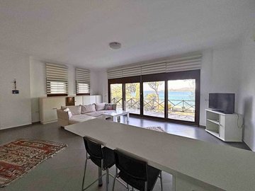 Seafront Mansion Plus Guest & Servant Houses In Bodrum For Sale - Spacious, bright and airy, open-plan living space in the mansion