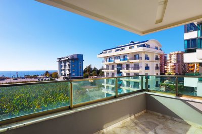 Spacious 2-Bedroom Apartment For Sale In Alanya - Sea and nature views from the main balcony