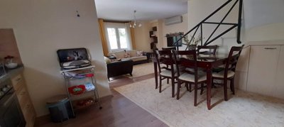 Detached Villa With A Shared Pool For Sale In Dalyan - Dining area through to the lounge