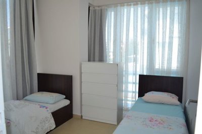 A Modern Triplex Villa For Sale in Belek, Antalya - Second twin bedroom