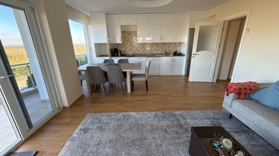 A Pristine Antalya Apartment For Sale - From the lounge to the fully fitted kitchen