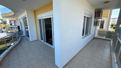 A Pristine Antalya Apartment For Sale - Very large balcony 