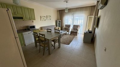 Spotless Apartment In Antalya For Sale - View into the open-plan living space