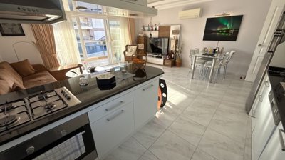 Ground Floor Apartment In Belek, Antalya For Sale - From the modern kitchen to the lounge