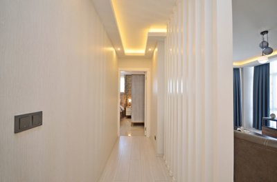 Exceptional Apartment For Sale In Alanya - Hallway leading to the bedrooms