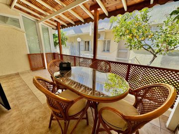 Ready-To-Move Semi-Detached Triplex Villa For Sale In Fethiye - A delightful villa with a covered balcony