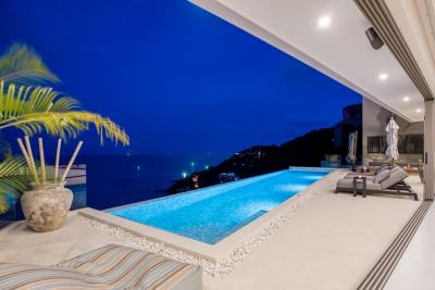 Luxury-Villa-Samui-Pool-Night