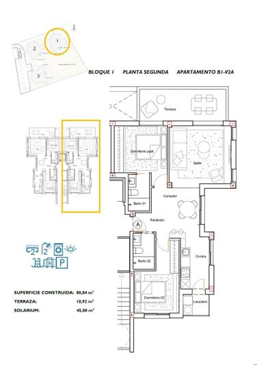 Image No.1-Penthouse de 2 chambres à vendre à Los Alcázares