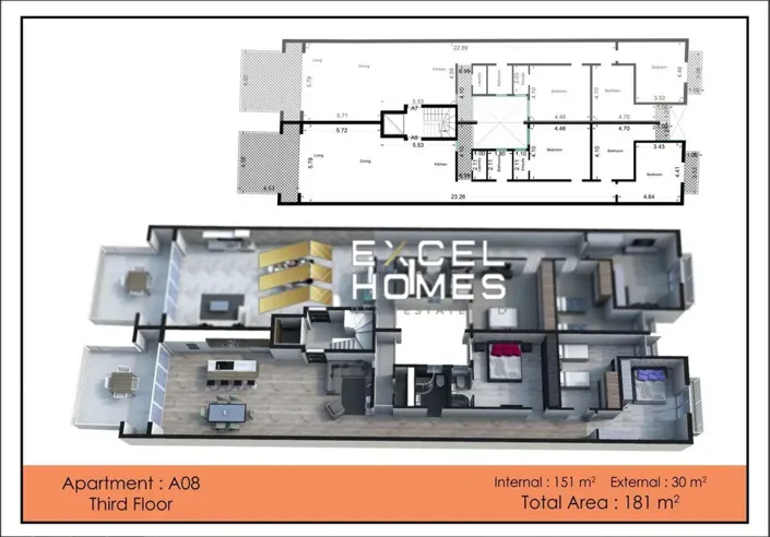 Image No.1-3 Bed Apartment for sale