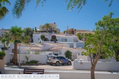 View of the villa from the plaza