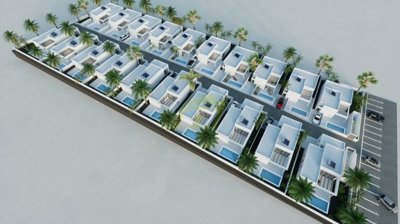 Exciting new build development of detached villas with private pool in Playa Blanca