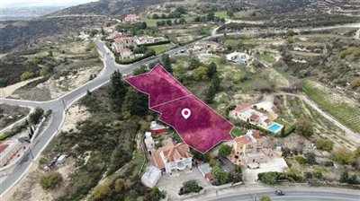 Two residential plots in Tsada, Paphos