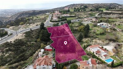 Two residential plots in Tsada, Paphos