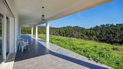 covered terrace overlooking the lake