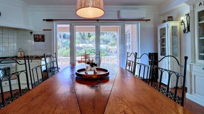 large patio doors bringing the outside in