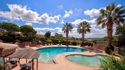 2 lagoon-style pools