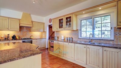 kitchen with island