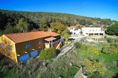 main house and second house to the side