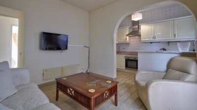 open plan kitchen lounge