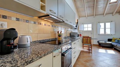 kitchen with granite worktops