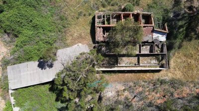 aerial view of ruin